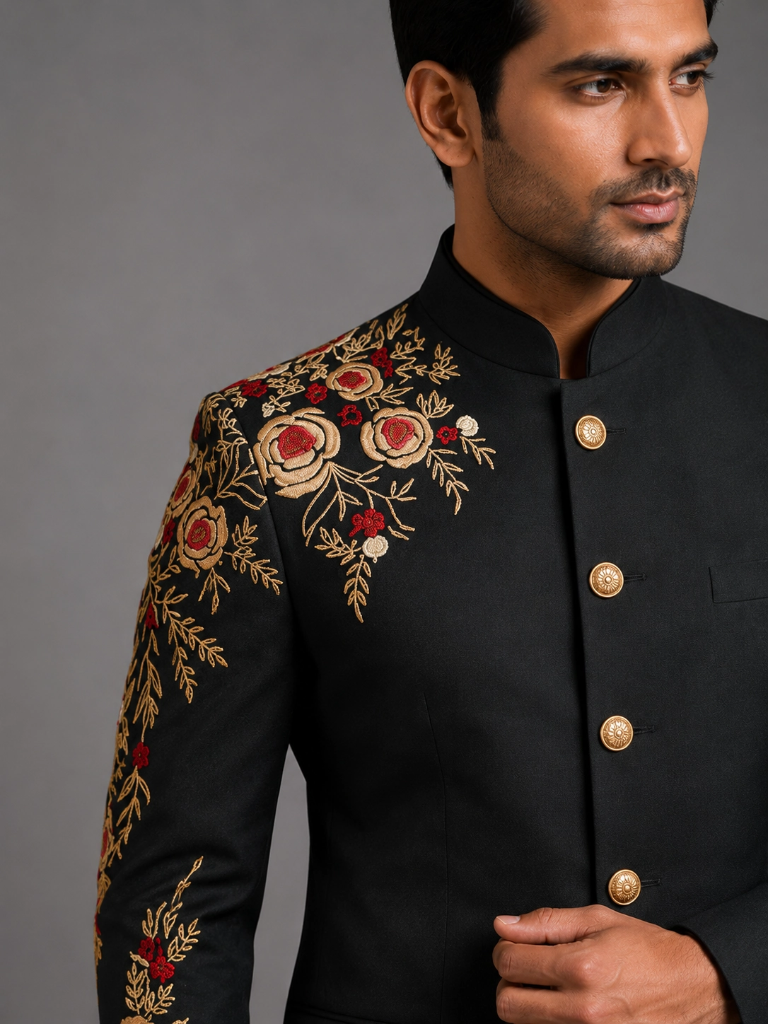 Royal Blossom Bandhgala