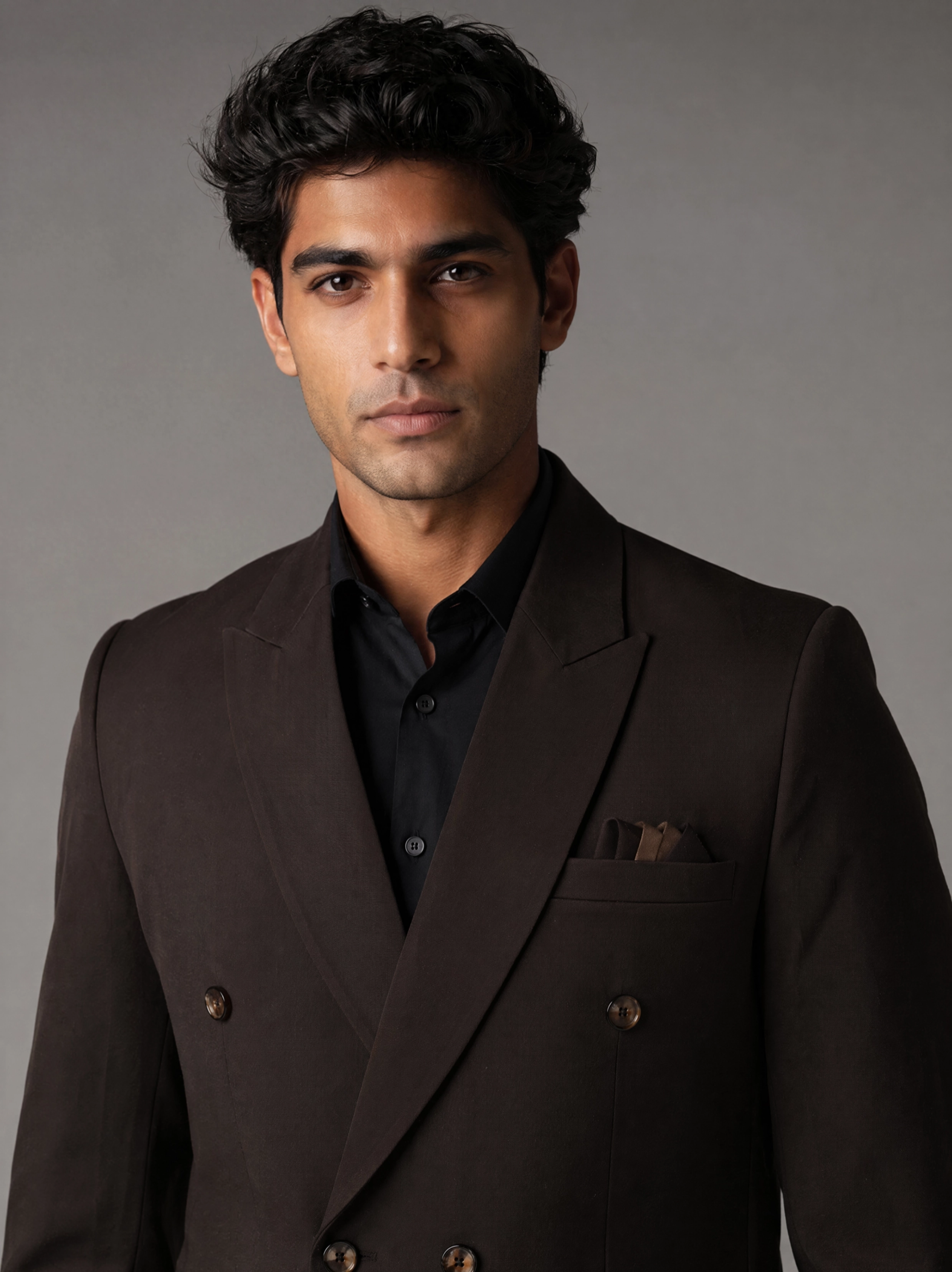 Blaze On Me – The Espresso Double-Breasted Suit