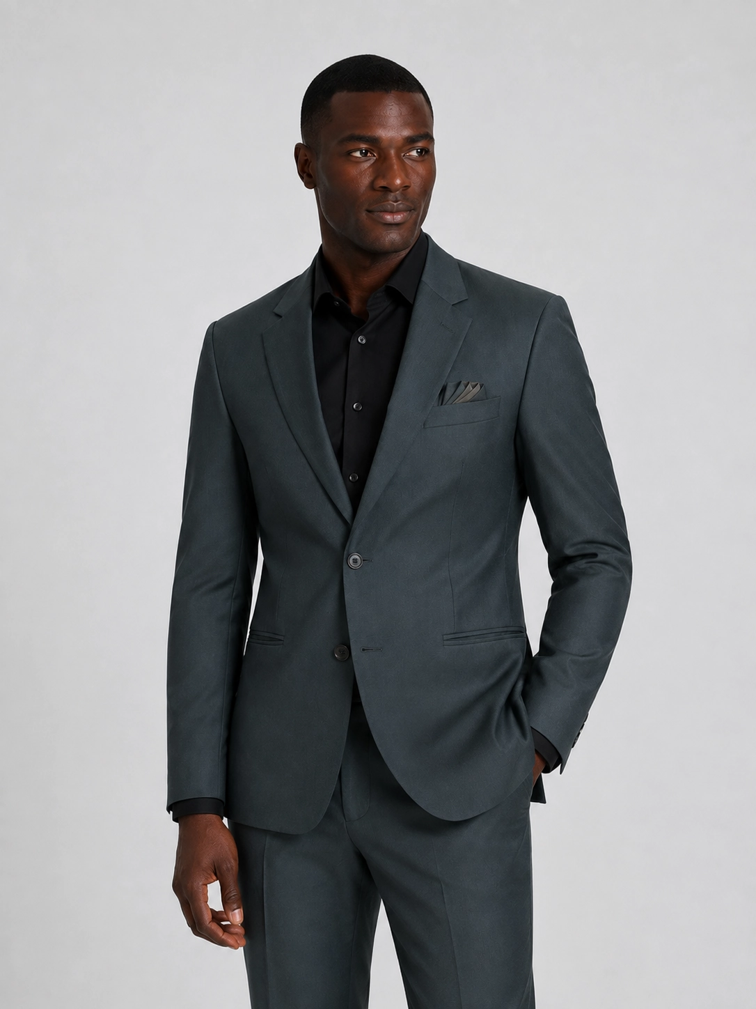 The Midnight Charcoal Suit