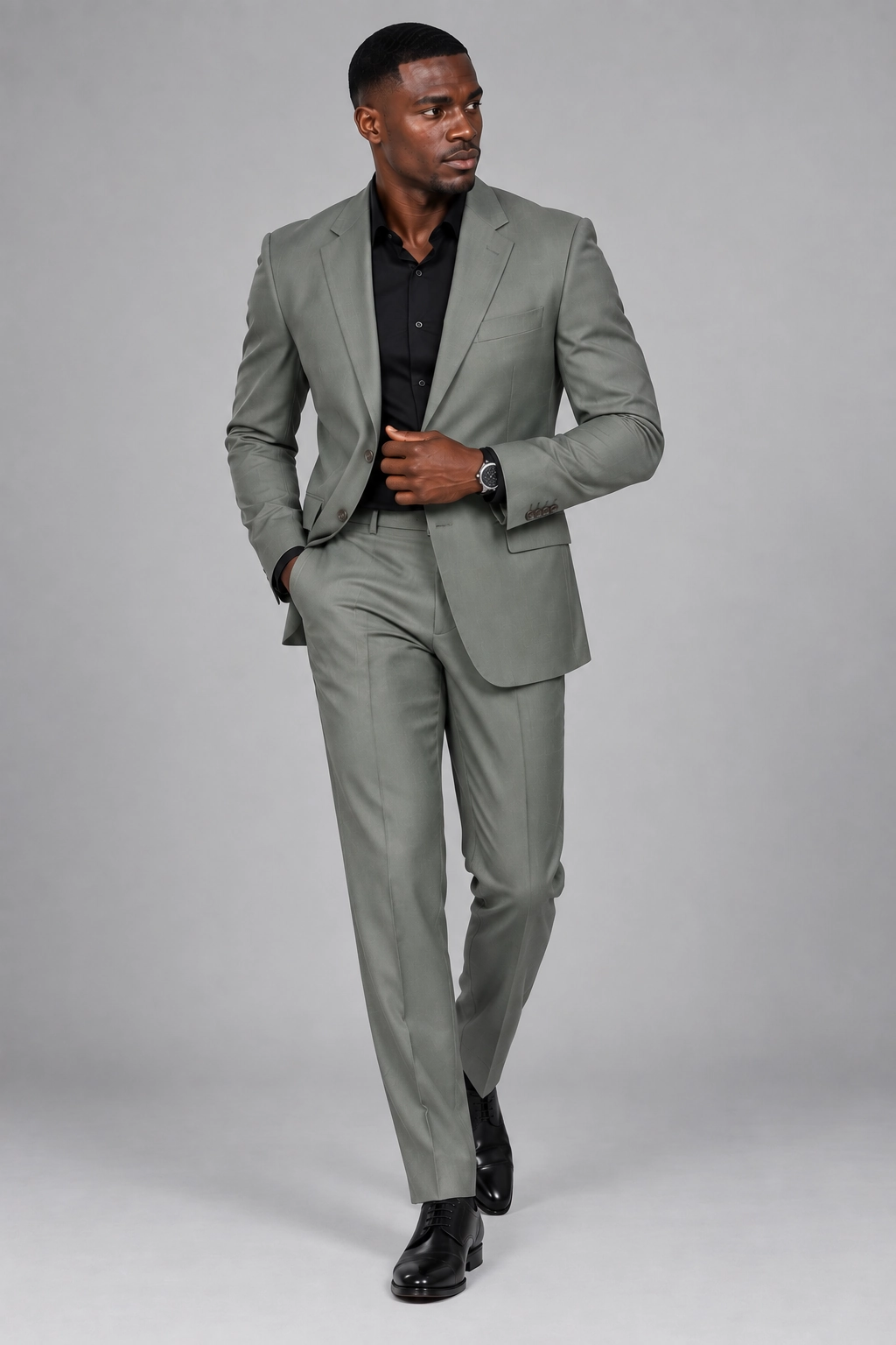 Sage Grey Comfort Suit